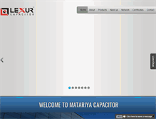 Tablet Screenshot of lexurcapacitor.com